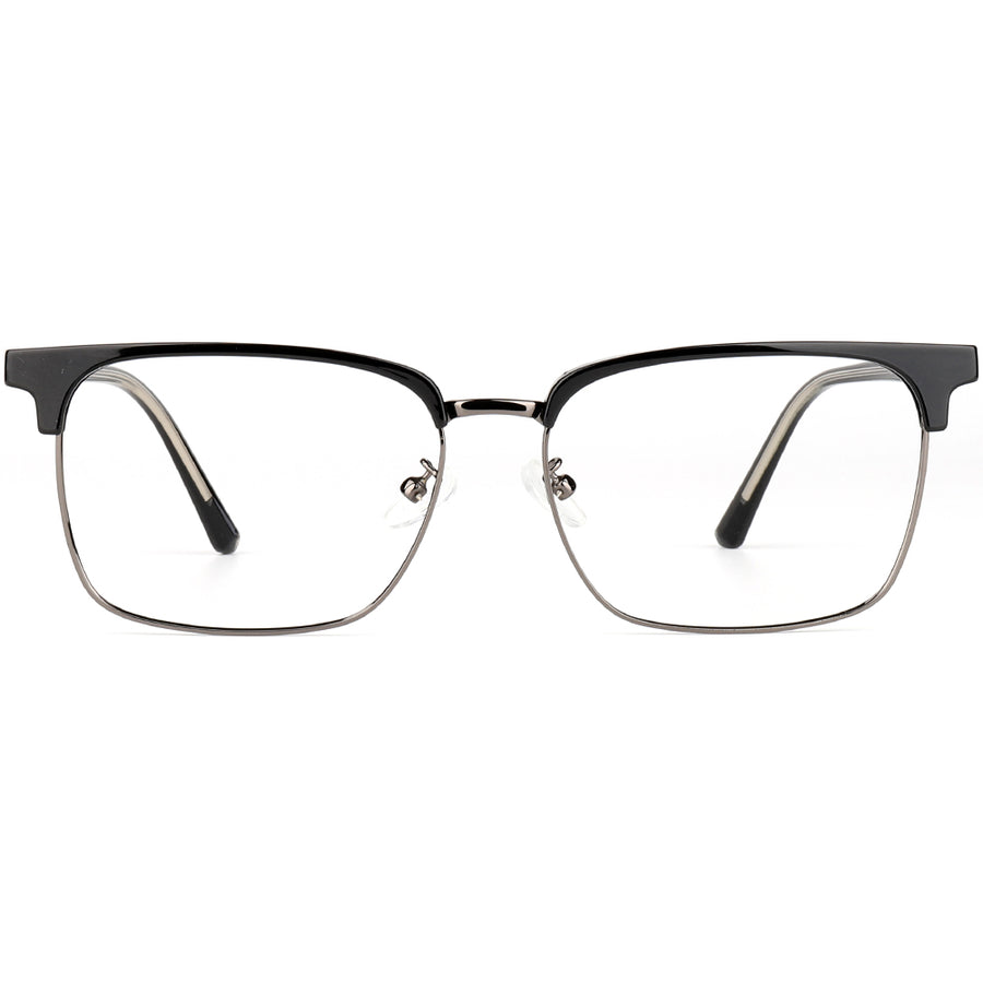 Browline Glasses EF1005 - Wide Frames for Men with Larger Heads