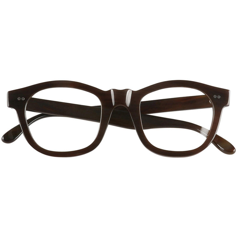 Buffalo Horn Square Glasses NJ1214