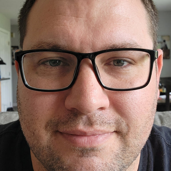 Rectangle Glasses EF1070 - Wide Frames For Men With Larger Heads
