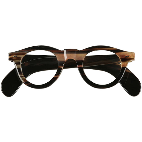Buffalo Horn Round Glasses NJ1104