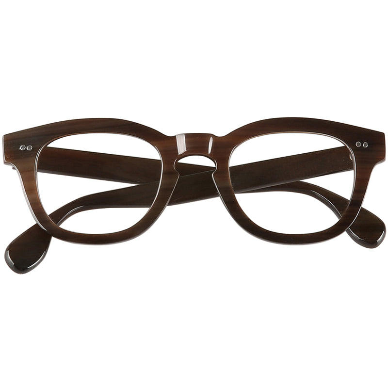Buffalo Horn Square Glasses NJ1216