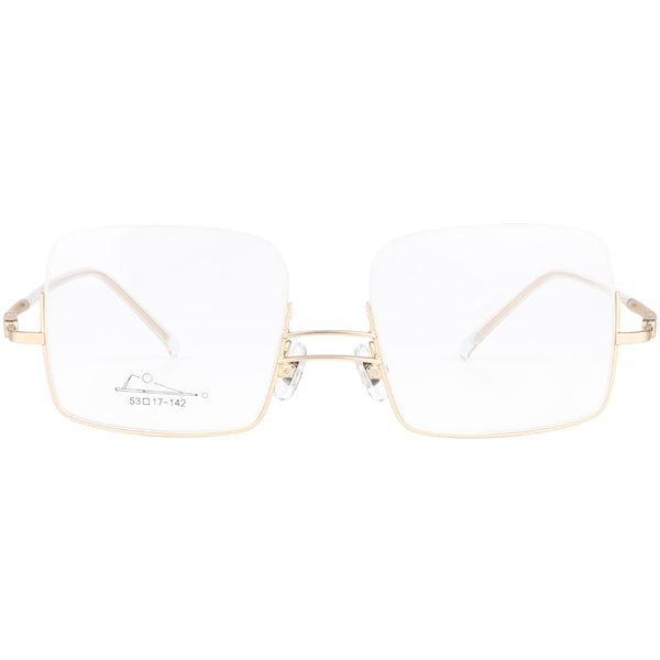 Square Billiards & Pool Glasses RV1052 – Reverse Half-Rim, Adjustable Tilt