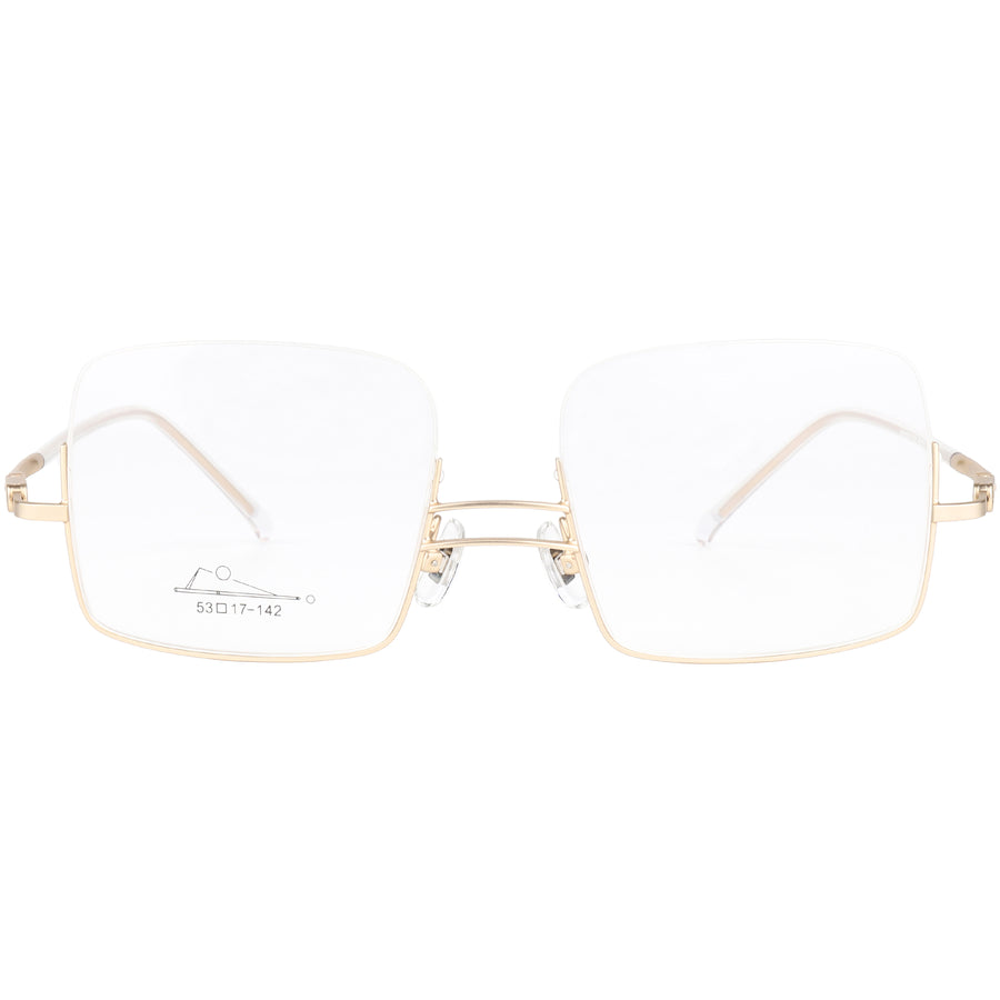 Square Billiards & Pool Glasses RV1052 – Reverse Half-Rim, Adjustable Tilt