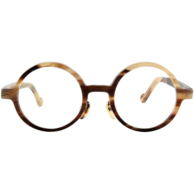 Buffalo Horn Round Glasses NJ1155