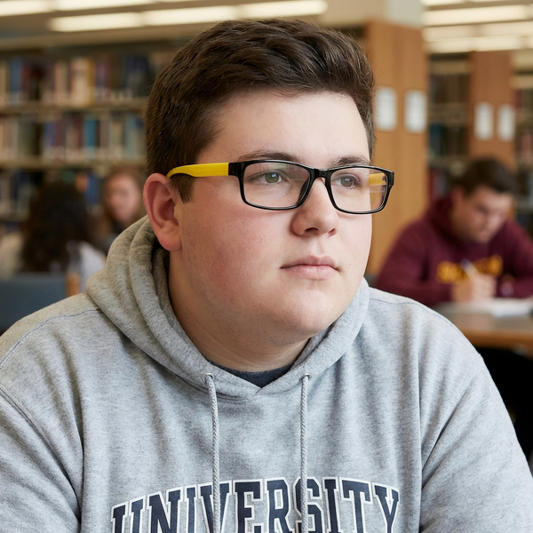 Rectangle Glasses EF1109 - Wide Frames for Men with Larger Heads