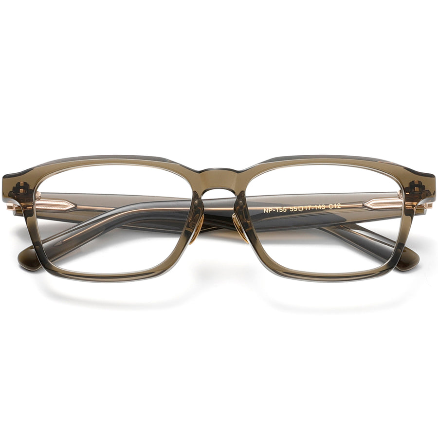 Rectangle Glasses EF1140 - Wide Frames for Men with Larger Heads