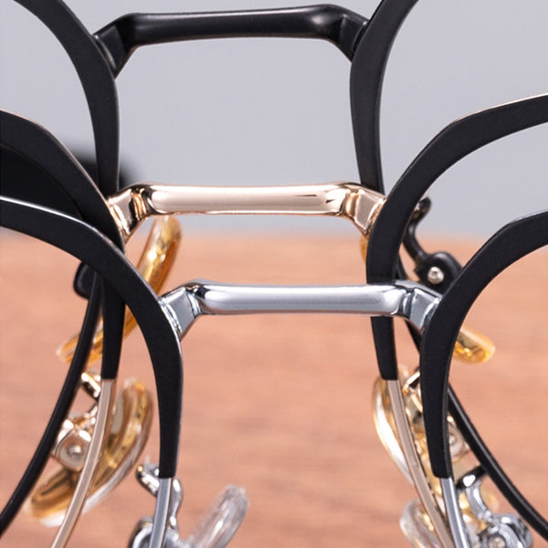 Square Glasses A1042 - Wide Frames for Men with Larger Heads