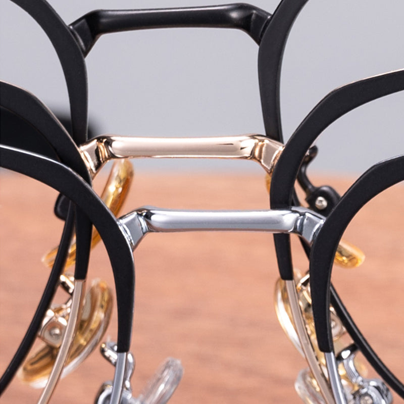 Square Glasses A1042 - Wide Frames for Men with Larger Heads