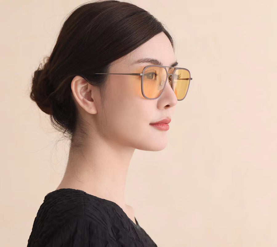 Aviator Glasses MW1246 - Wide Frames for Men with Larger Heads