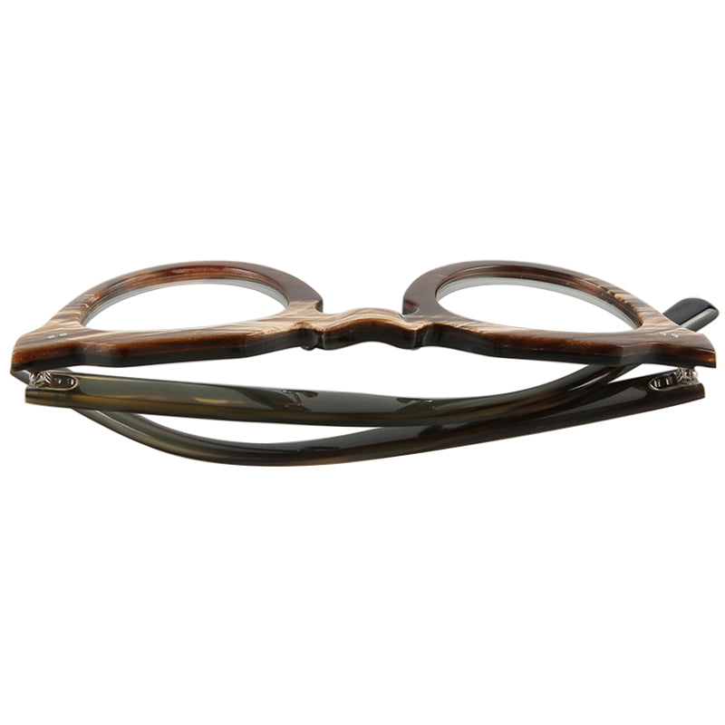 Buffalo Horn Round Glasses NJ1026
