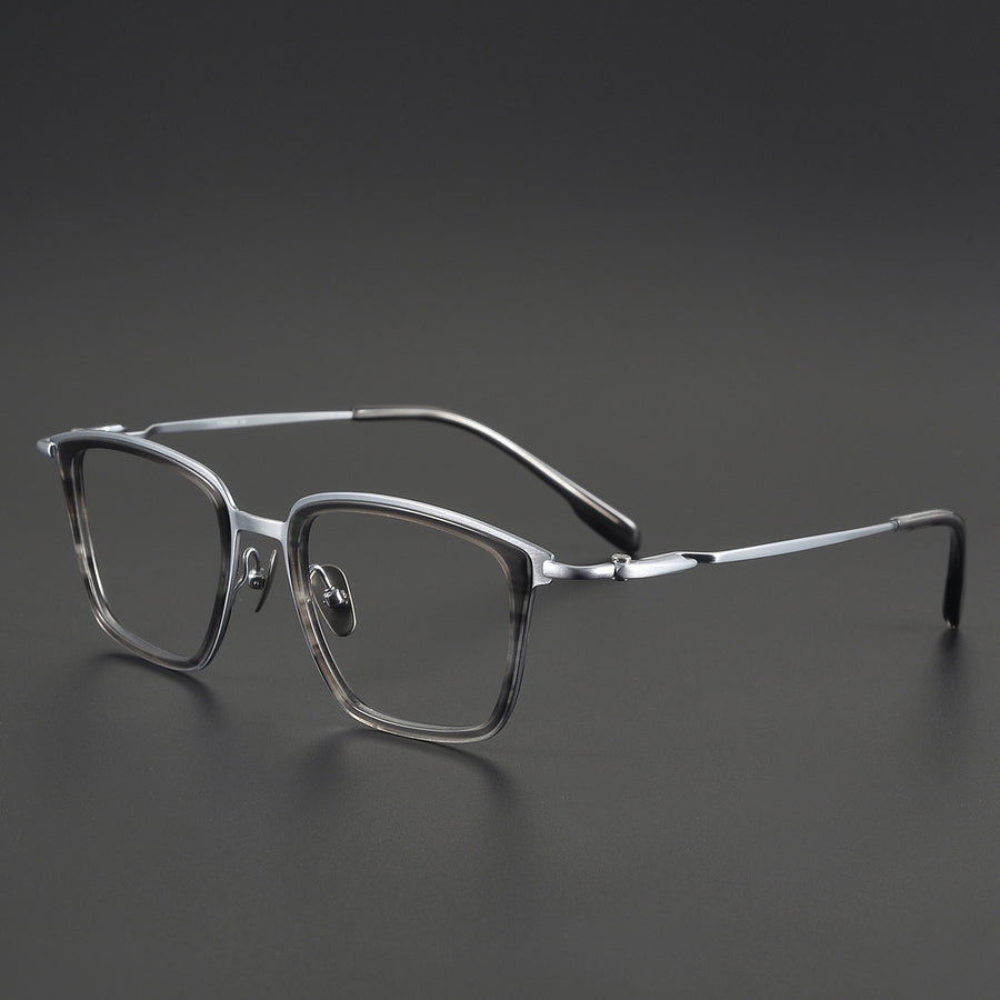 Square Glasses EF1096 - Wide Frames for Men with Larger Heads