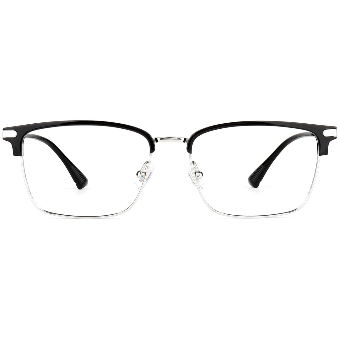 Browline Glasses EF1155 - Wide Frames for Men with Larger Heads