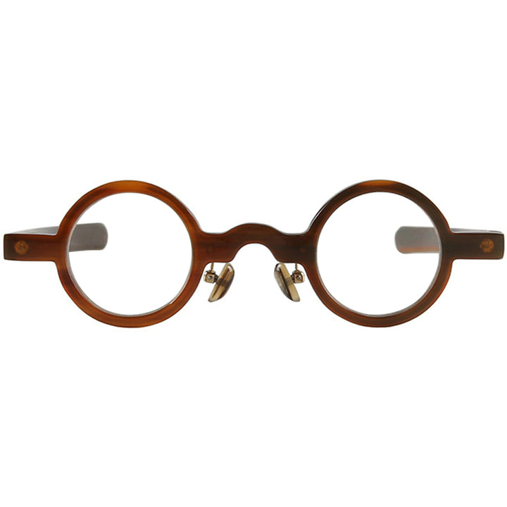 Buffalo Horn Round Glasses NJ1124