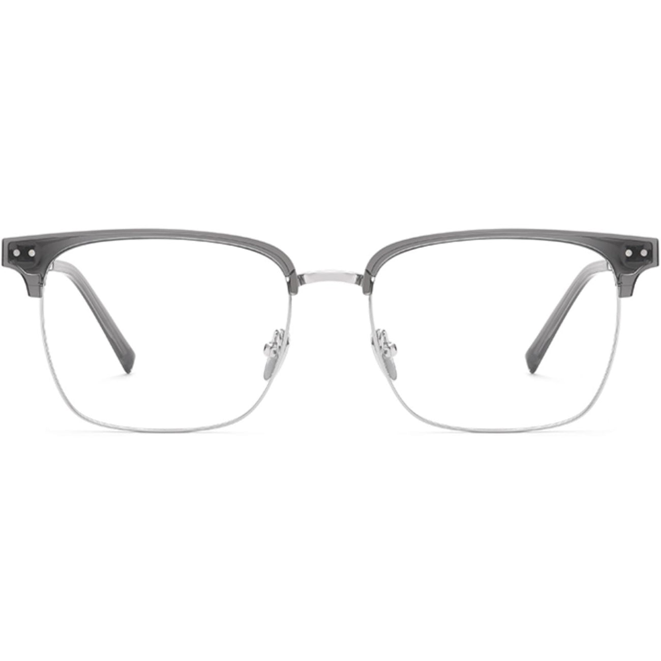 Browline Glasses EF1086 - Wide Frames For Men With Larger Heads