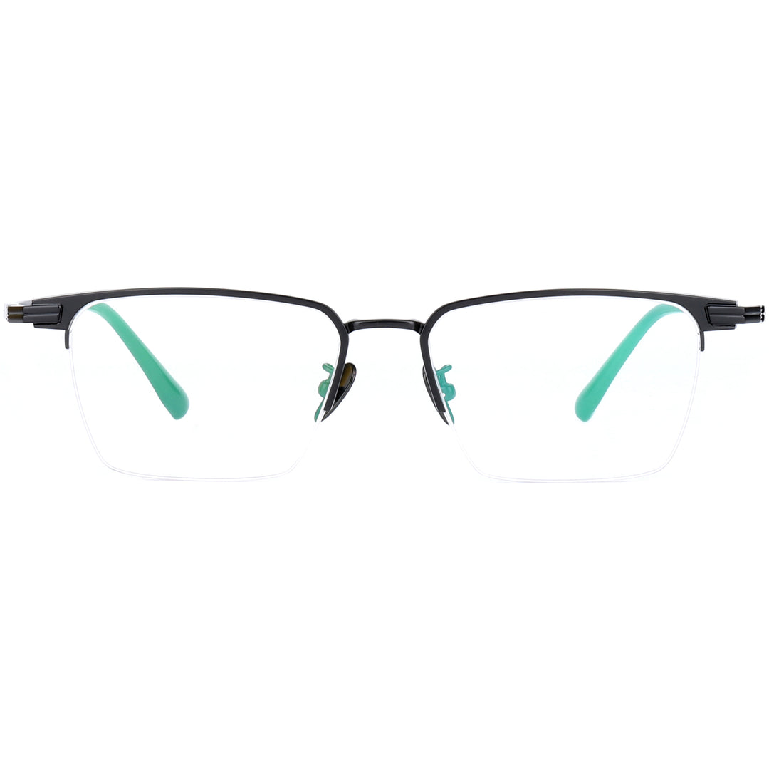 Square Glasses EF1113 - Wide Frames for Men with Larger Heads