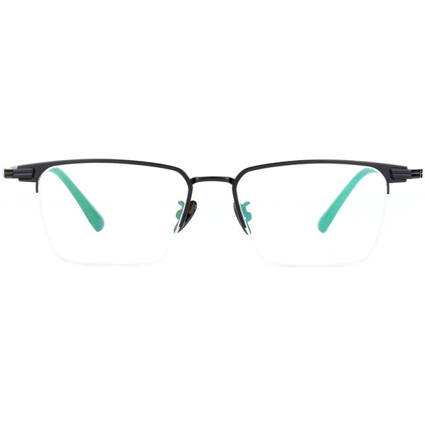 Square Glasses EF1113 - Wide Frames for Men with Larger Heads