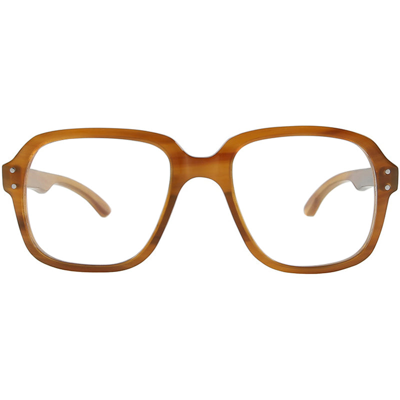 Buffalo Horn Square Glasses NJ1253