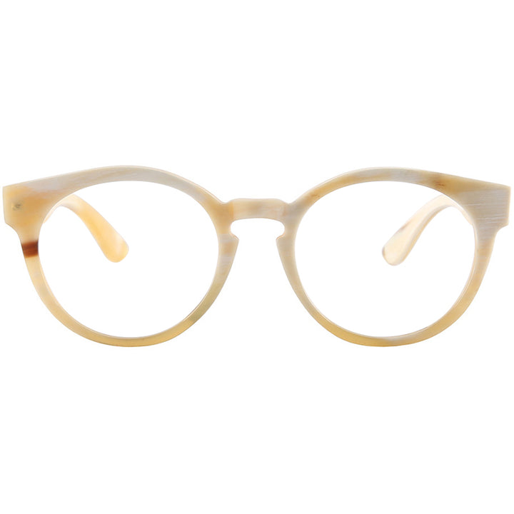 Buffalo Horn Round Glasses NJ1203