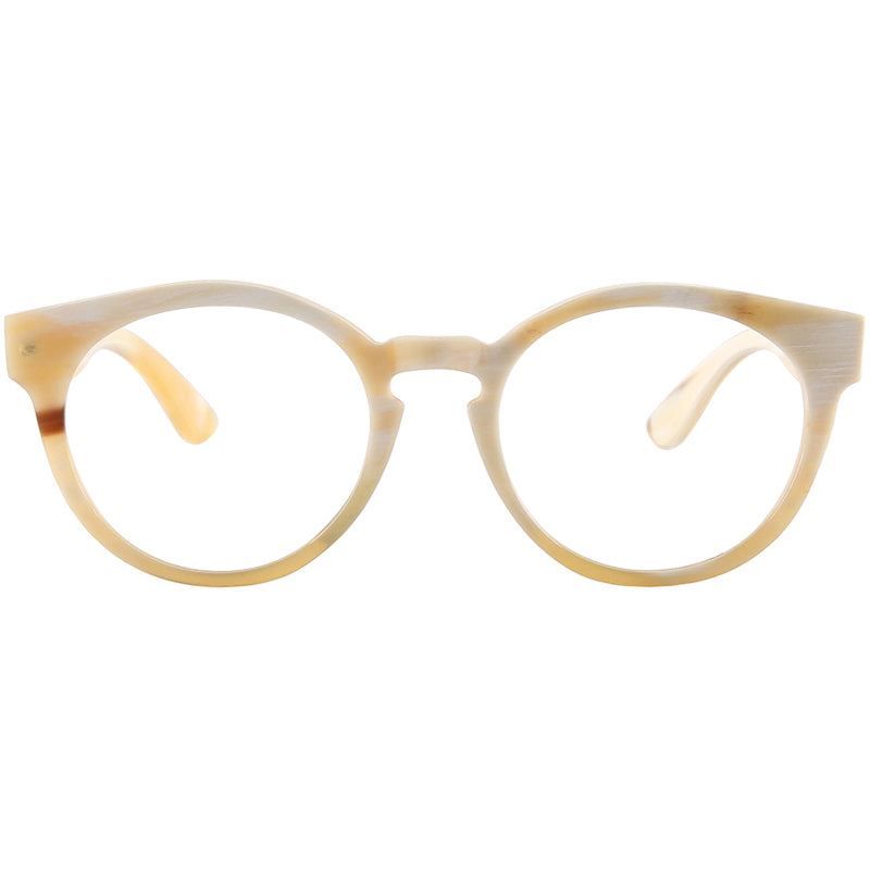 Buffalo Horn Round Glasses NJ1203
