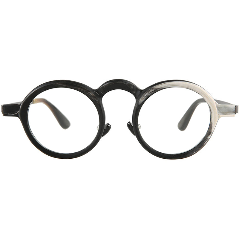 Buffalo Horn Round Glasses NJ1238
