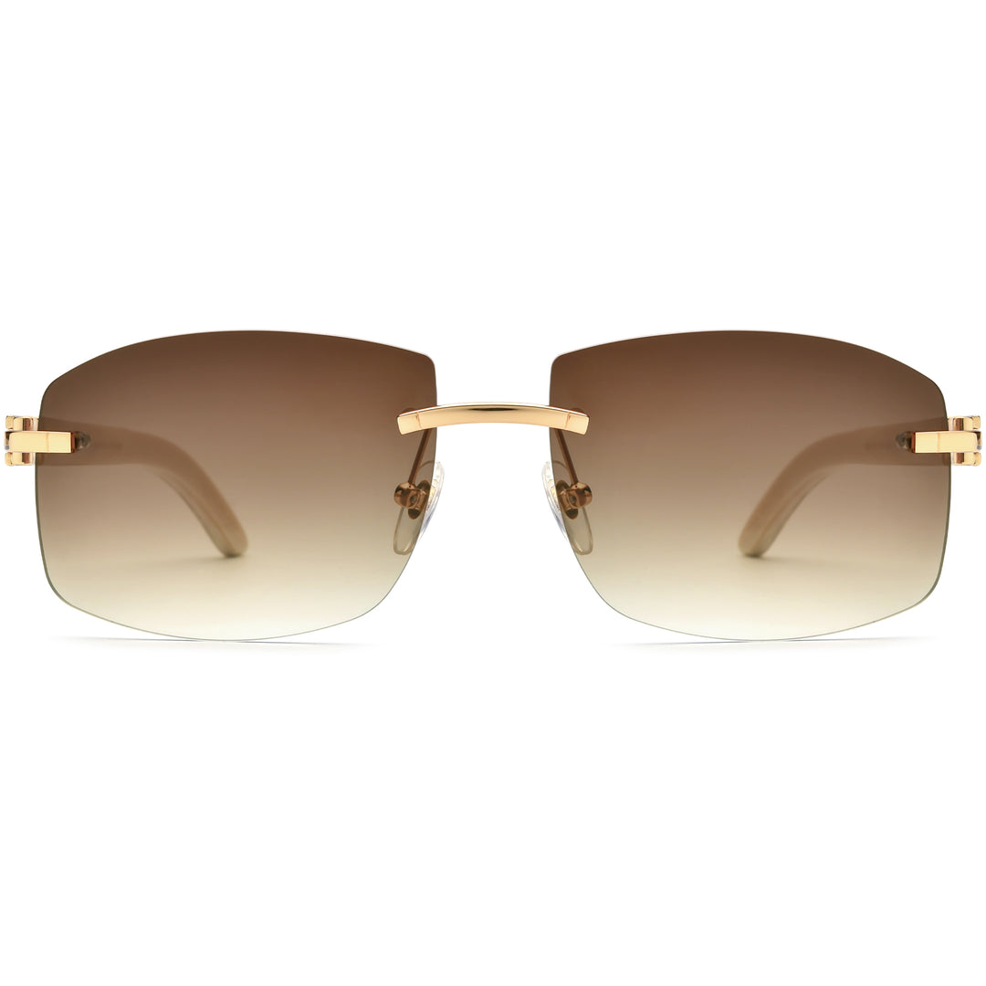 Buffalo Horn Square Sunglasses BRS1009