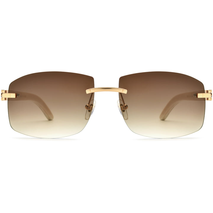 Buffalo Horn Square Sunglasses BRS1009