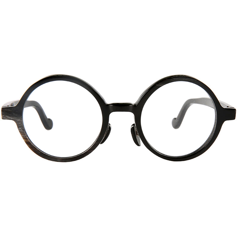 Buffalo Horn Round Glasses NJ1155