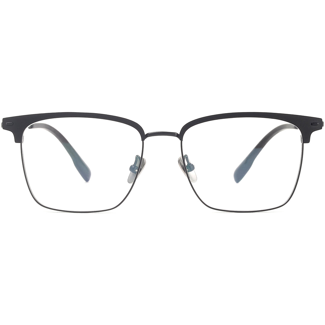 Browline Glasses EF1122 - Wide Frames for Men with Larger Heads