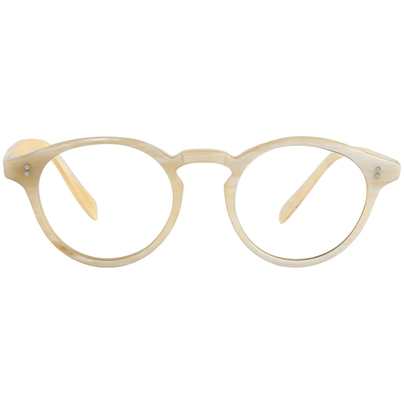 Buffalo Horn Round Glasses NJ1102