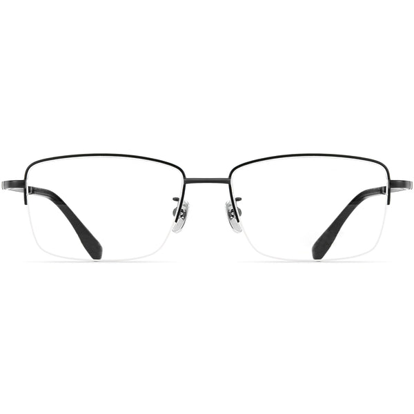 Rectangle Glasses EF1069 - Wide Frames For Men With Larger Heads