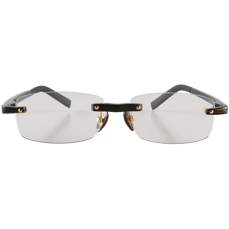 Buffalo Horn Rectangle Glasses NJ1065