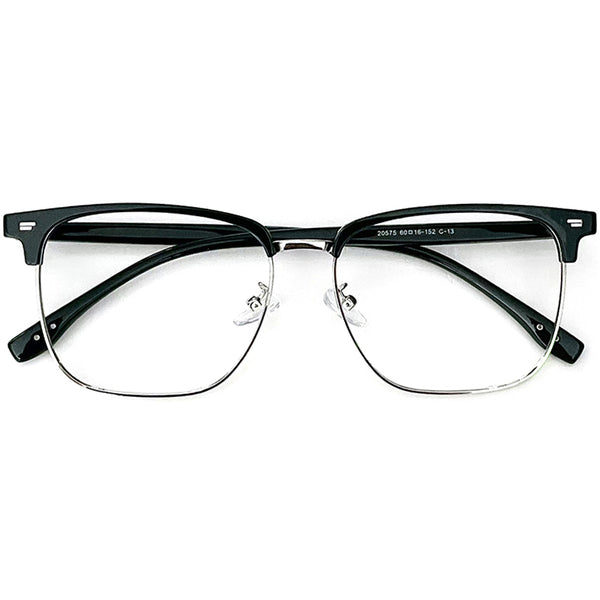 Browline Glasses EF1035 - Wide Frames for Men with Larger Heads