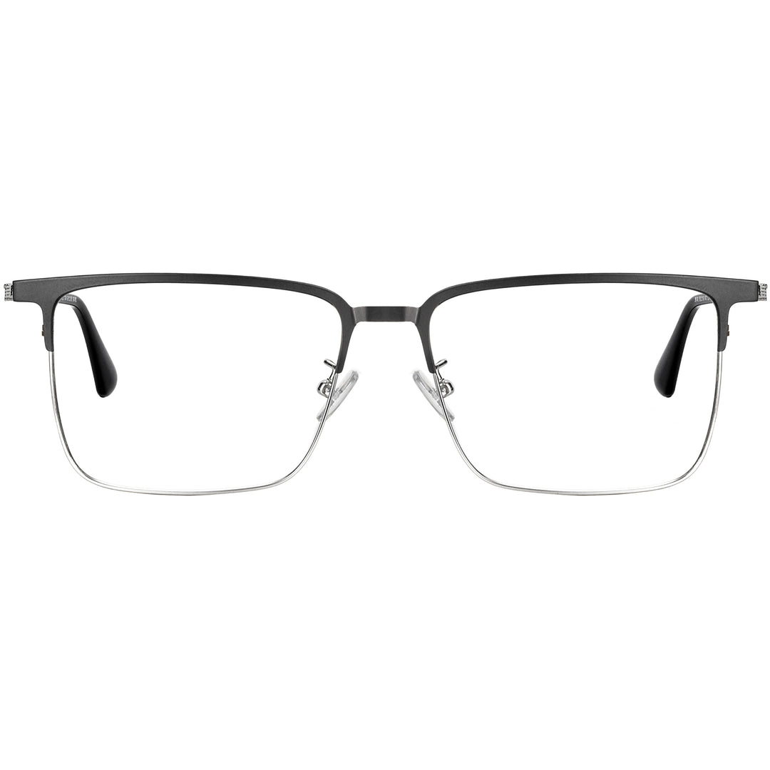 Square Glasses A3089 - Wide Frames for Men with Larger Heads