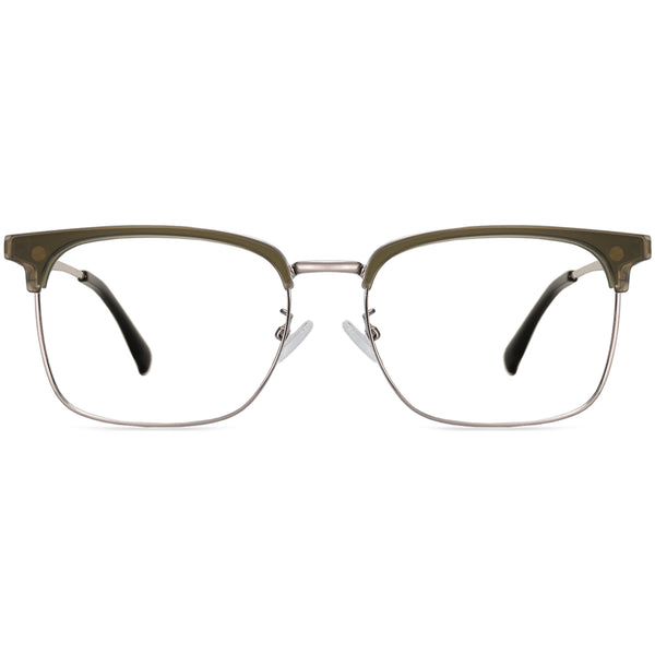 Browline Glasses EF1093 - Wide Frames for Men with Larger Heads