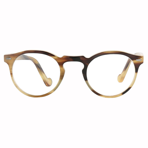 Buffalo Horn Round Glasses NJ1016
