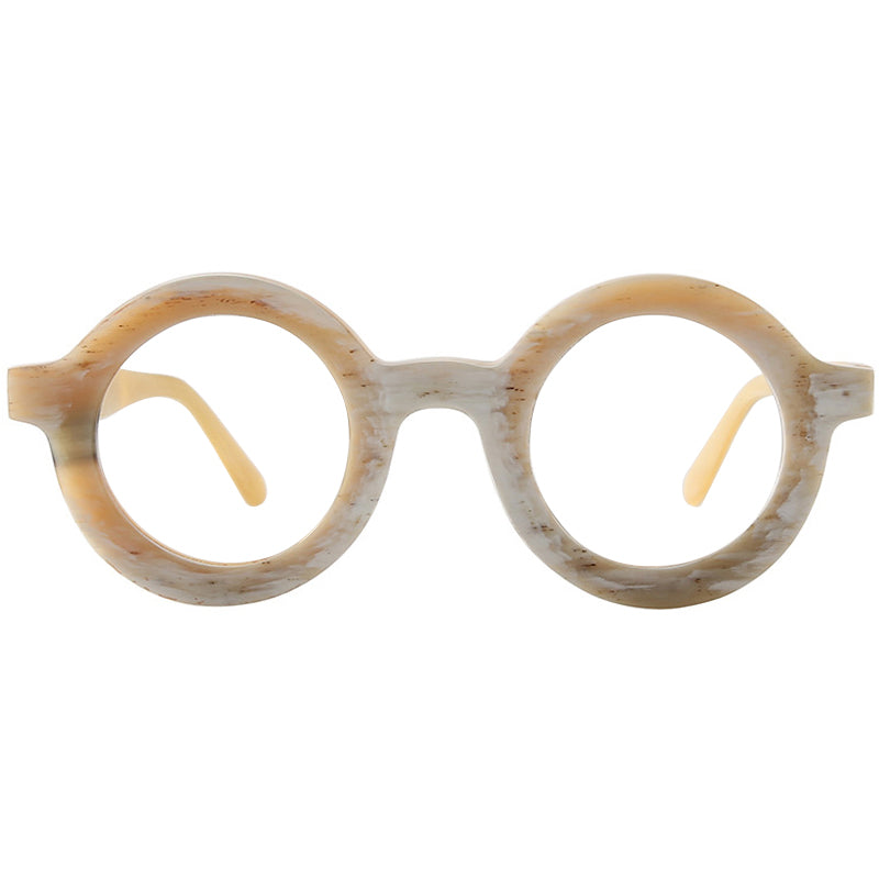 Buffalo Horn Round Glasses NJ1091