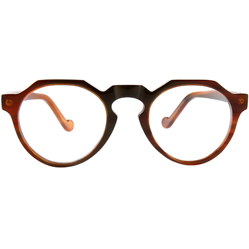 Buffalo Horn Round Glasses NJ1159