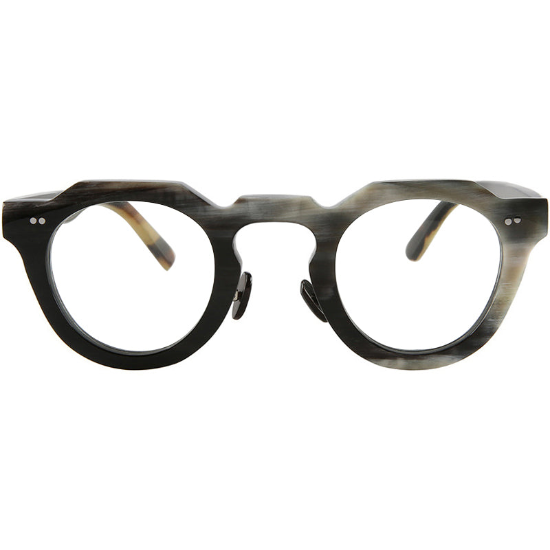 Buffalo Horn Round Glasses NJ1026