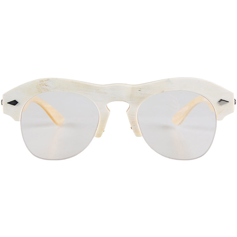 Buffalo Horn Browline Glasses NJ1258