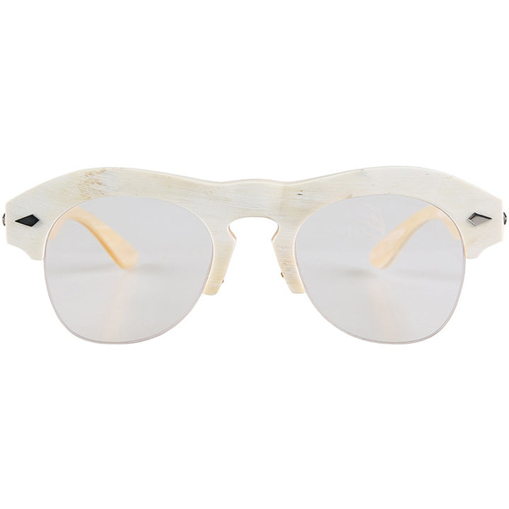 Buffalo Horn Browline Glasses NJ1258