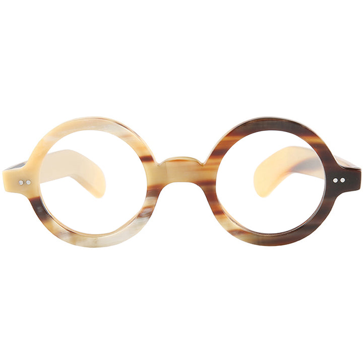 Buffalo Horn Round Glasses NJ1018