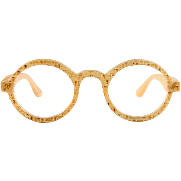 Buffalo Horn Round Glasses NJ1188