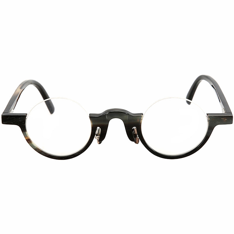 Buffalo Horn Round Glasses NJ1126
