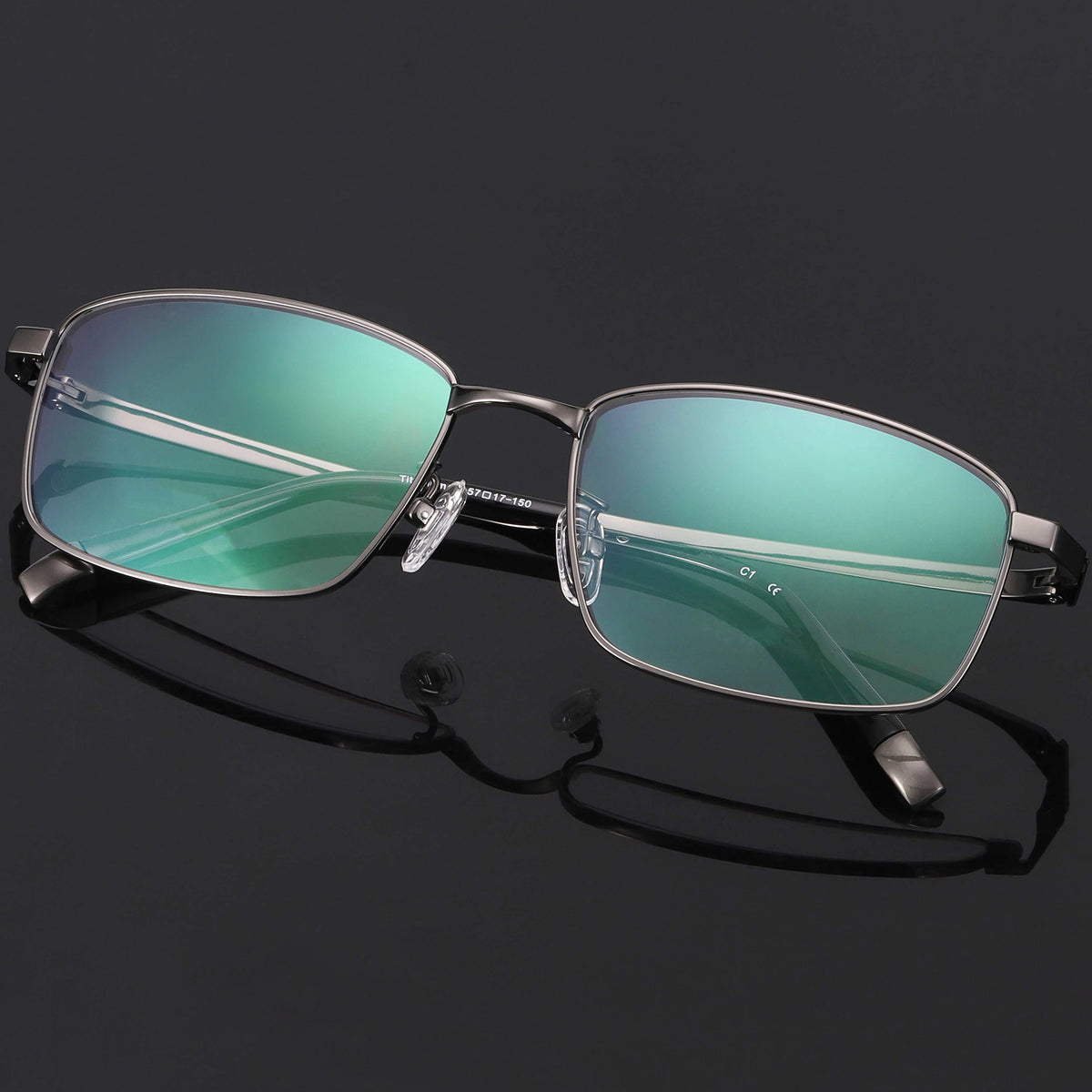 Rectangle Glasses EF1062 - Wide Frames For Men With Larger Heads