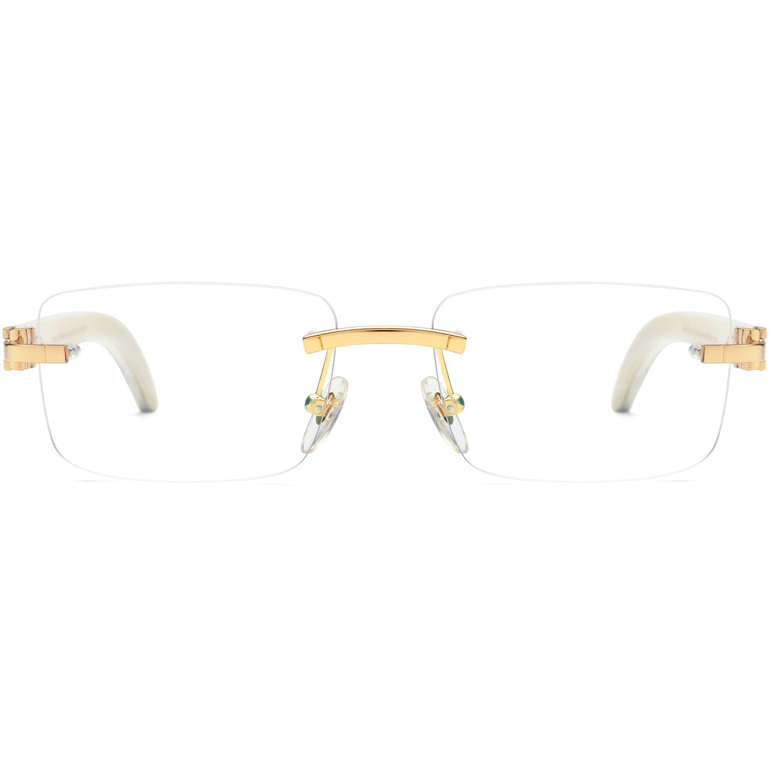 Buffalo Horn Rectangle Glasses BR1309