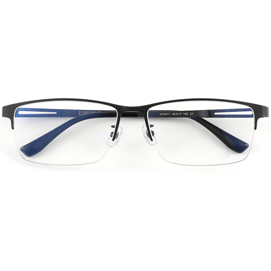 Rectangle Glasses A3923 - Wide Frames for Men with Larger Heads