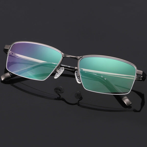 Rectangle Glasses EF1064 - Wide Frames For Men With Larger Heads