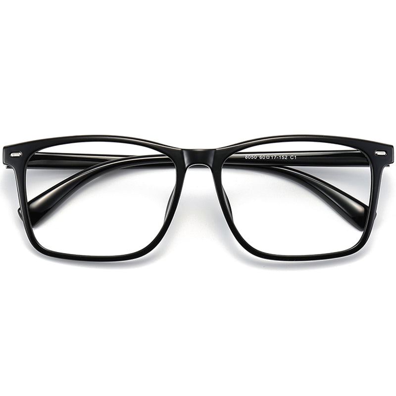 Square Glasses EF1039 - Wide Frames for Men with Larger Heads