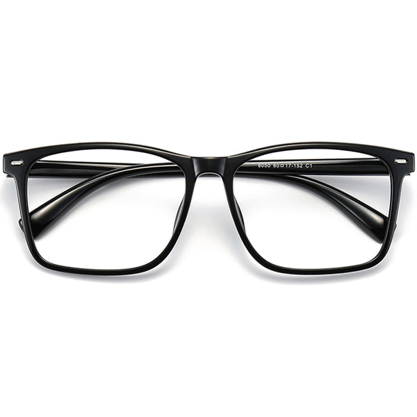 Square Glasses EF1039 - Wide Frames for Men with Larger Heads