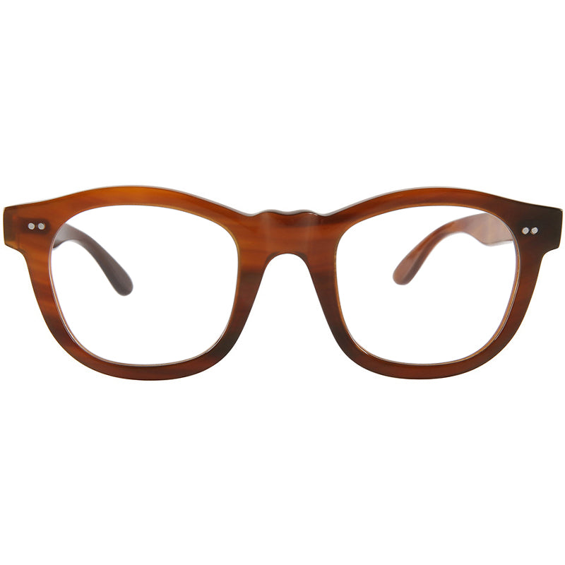 Buffalo Horn Square Glasses NJ1214